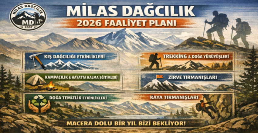 KULÜBÜMÜZÜN 04 OCAK-31 AĞUSTOS 2026 FAALİYET PROGRAMI