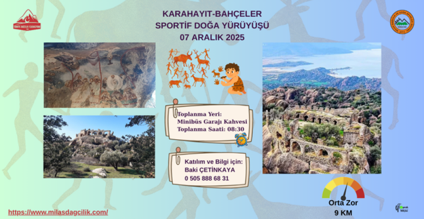 KARAHAYIT-BAHÇELER SPORTİF DOĞA YÜRÜYÜŞÜ