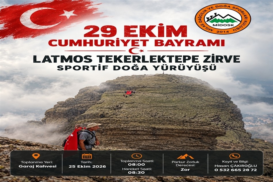 LATMOS TEKERLEKTEPE ZİRVE SPORTİF DOĞA YÜRÜYÜŞÜ