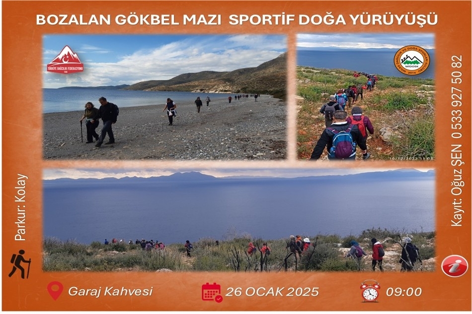 Bozalan Gökbel Mazı Sportif Doğa Yürüyüşü