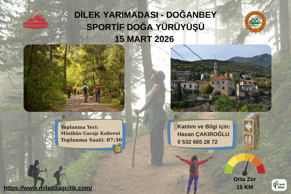DİLEK YARIMADASI - DOĞANBEY SPORTİF DOĞA YÜRÜYÜŞÜ