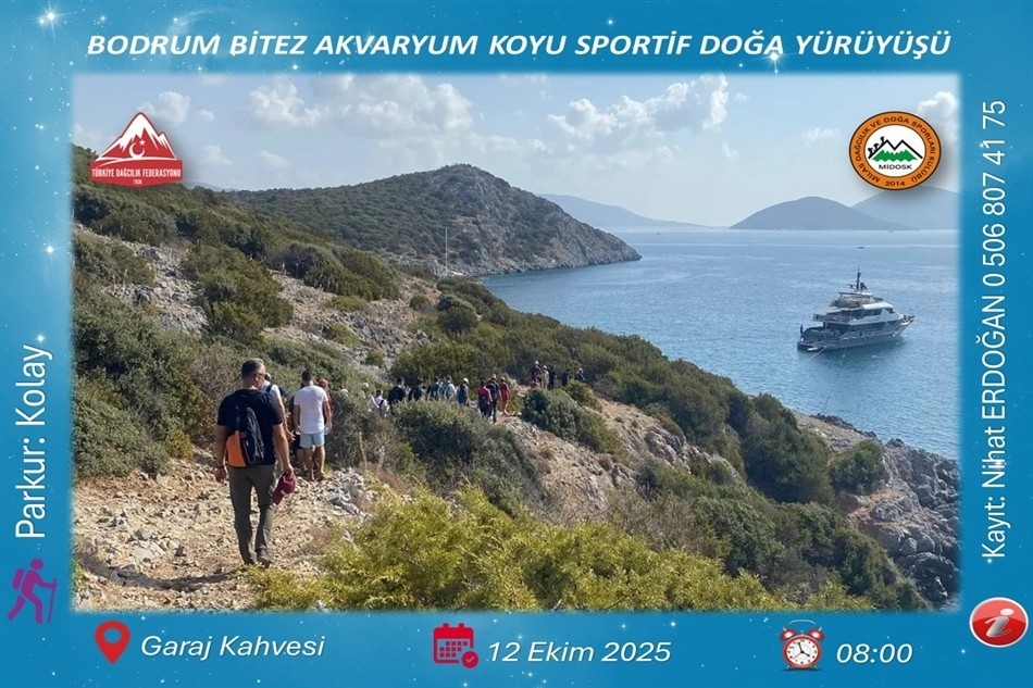 BODRUM BİTEZ AKVARYUM KOYU SPORTİF DOĞA YÜRÜYÜŞÜ