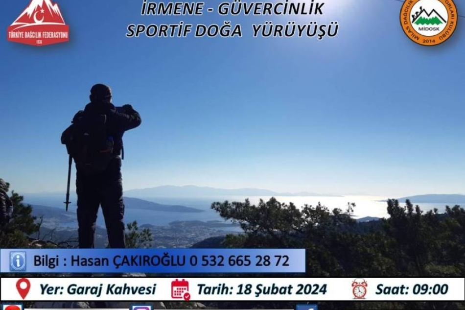 İRMENE GÜVERCİNLİK SPORTİF DOĞA YÜRÜYÜŞÜ