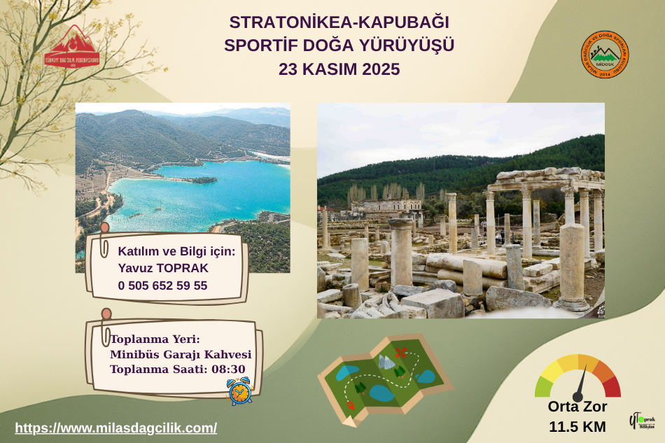 STRATONİKEA-KAPUBAĞI SPORTİF DOĞA YÜRÜYÜŞÜ